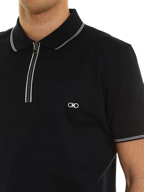 fake ferragamo shirt|ferragamo black polo shirt.